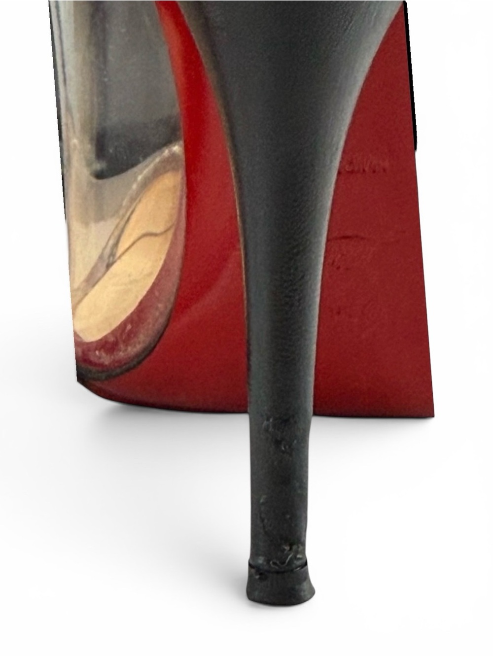 Christian Louboutin transparent PVC pointed-toe pumps - Picture 8 of 15